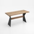 Gartentisch NIEHOFF �Nero Winkelwange Esstisch 160x95� Teakholz recycled